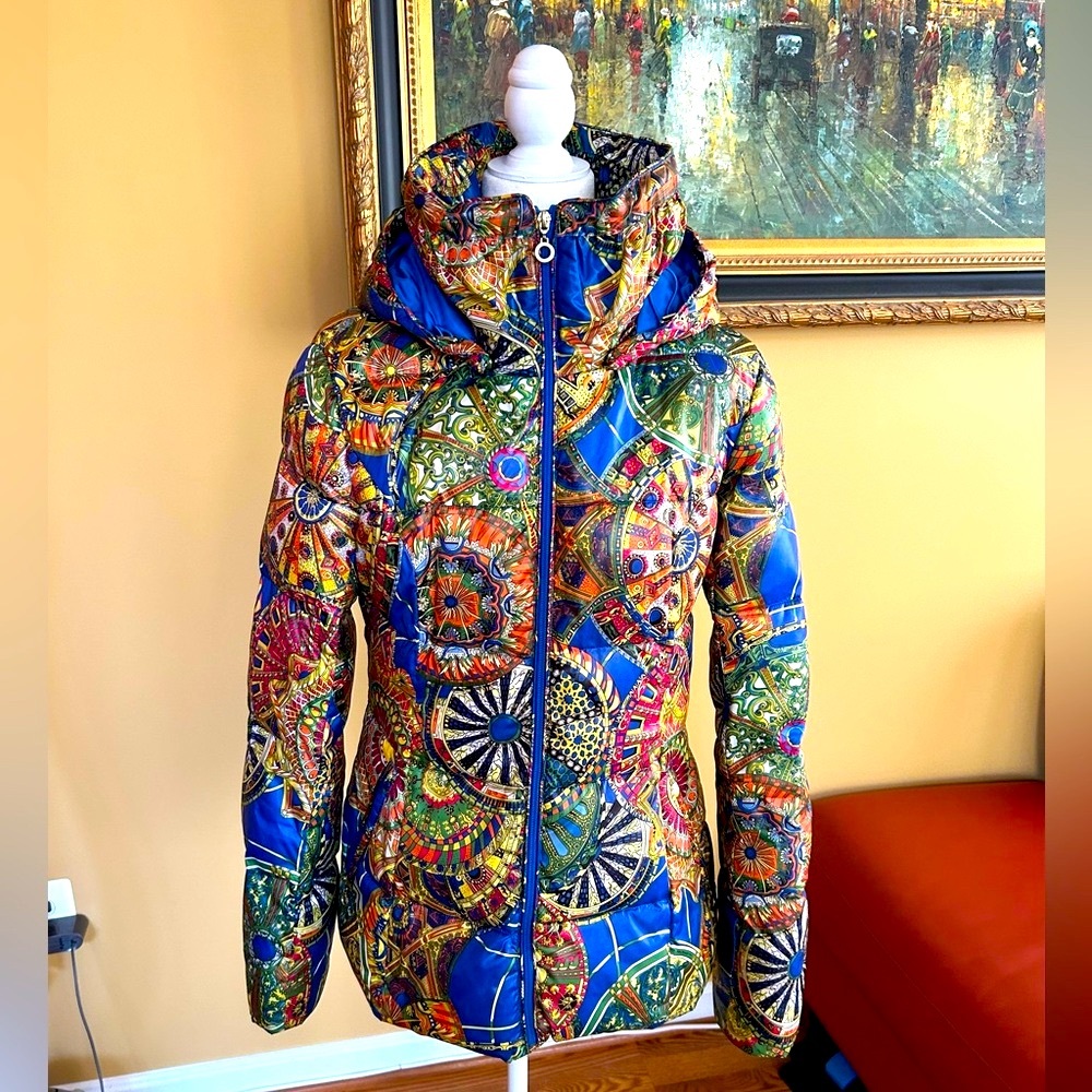 Finn Flare colorful puffer coat